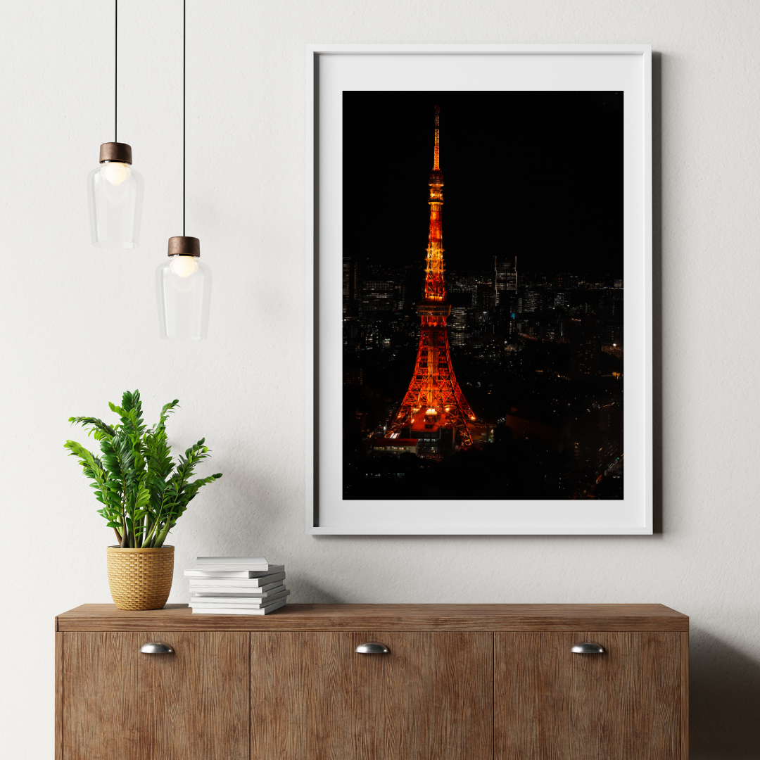 Tokyo Tower - Night Close Up