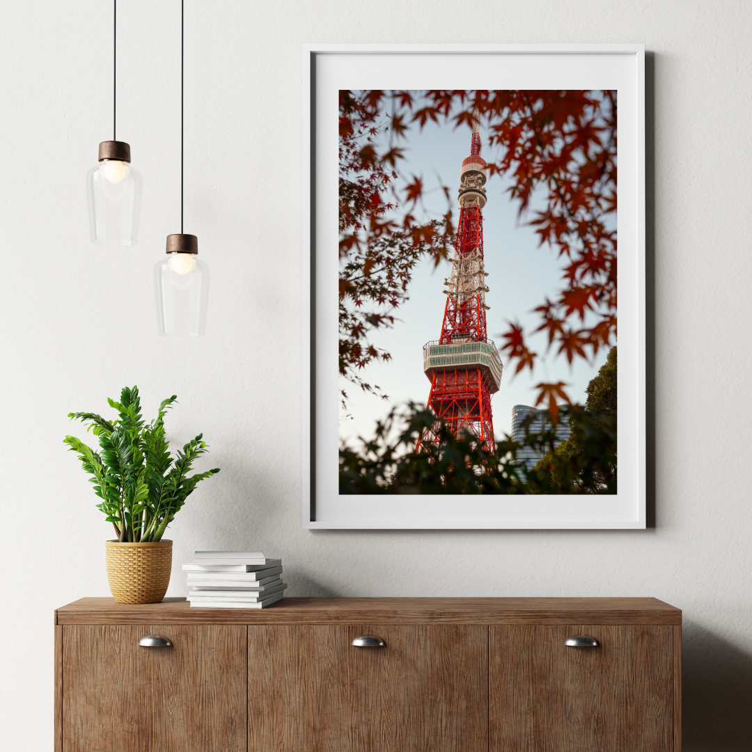 Tokyo Tower - Autumn Leaves