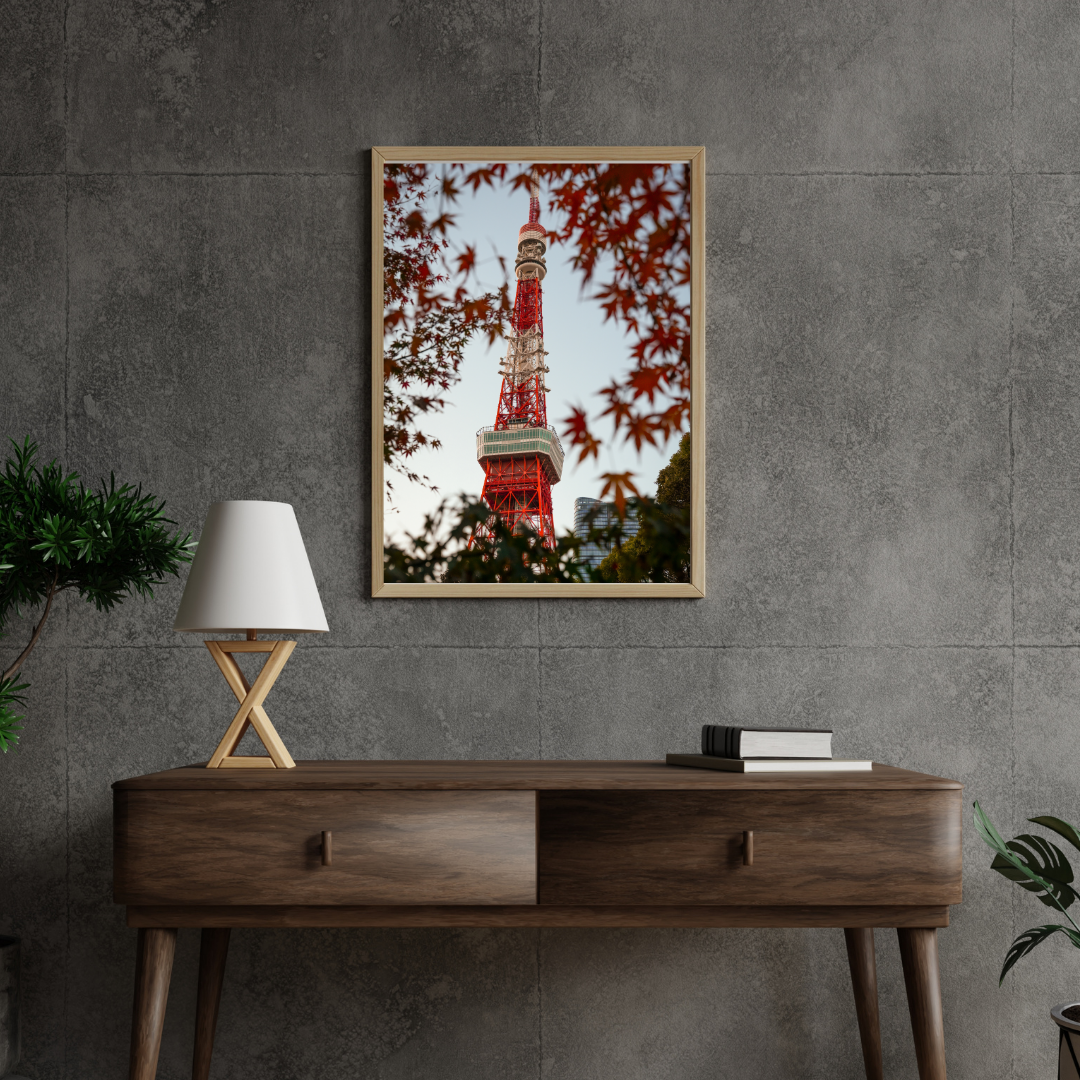 Tokyo Tower - Autumn Leaves